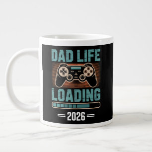 Taza De Café Gigante Futuro Padre Vida de Papá Cargando 2026