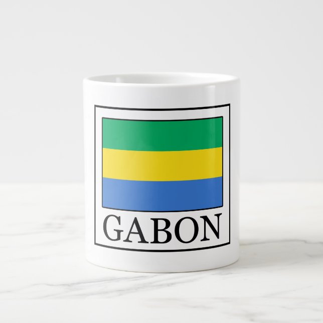 Taza De Café Gigante Gabón (Frente)