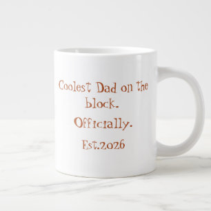 Taza De Café Gigante Gafas de gorra geniales Papá