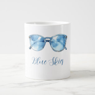 Taza De Café Gigante Gafas de sol Blue Skies