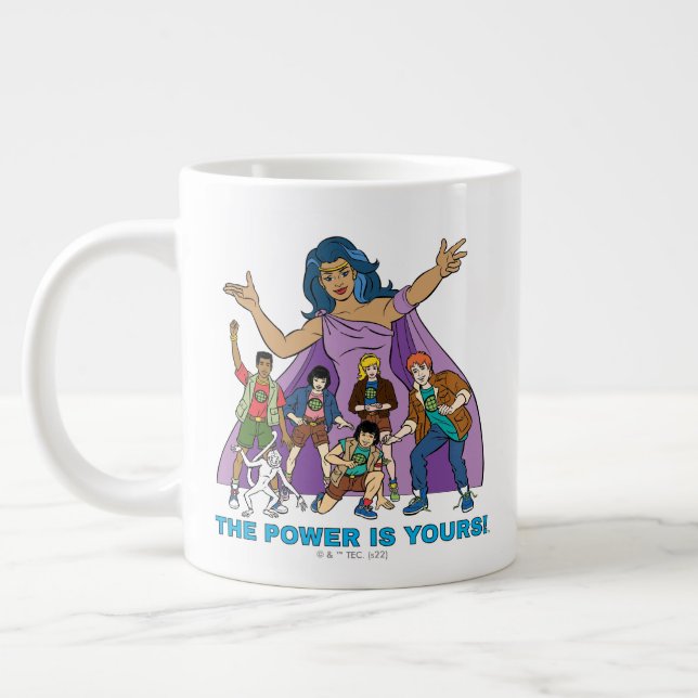 Taza De Café Gigante Gaia y el gráfico de los planetarios (Izquierda)