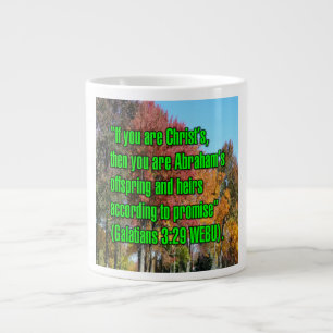 Taza De Café Gigante Gálatas 3:29 WEBU Mug