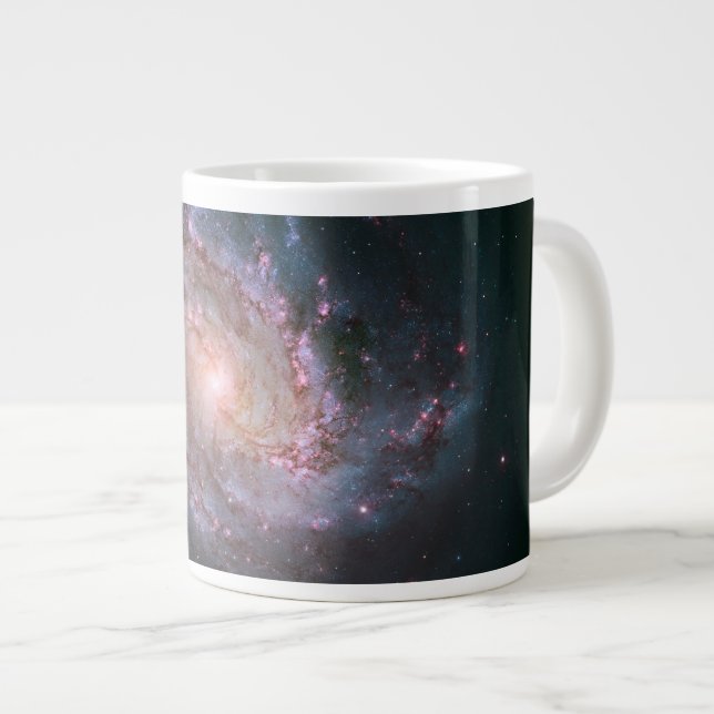 Taza De Café Gigante Galaxia con espiral obstruida Messier 83.2 (Derecha)