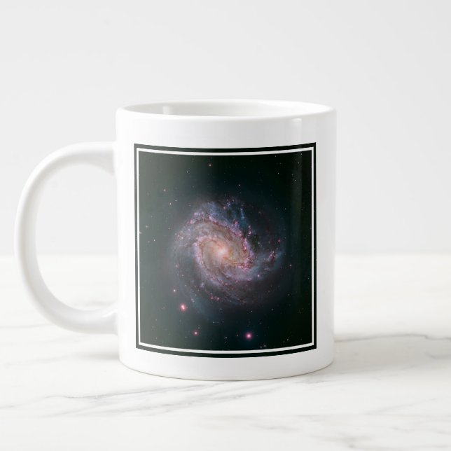 Taza De Café Gigante Galaxia con espiral obstruida Messier 83.2 (Izquierda)