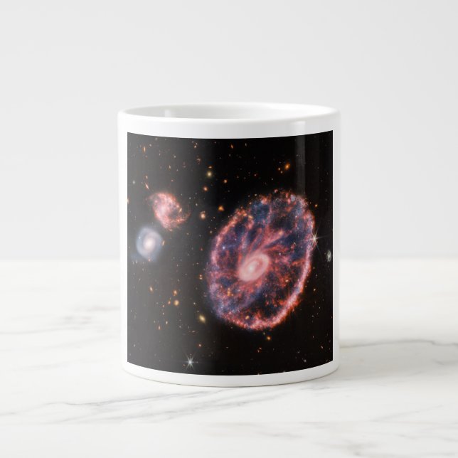 Taza De Café Gigante Galaxia de volantes, telescopio espacial James Web (Frente)