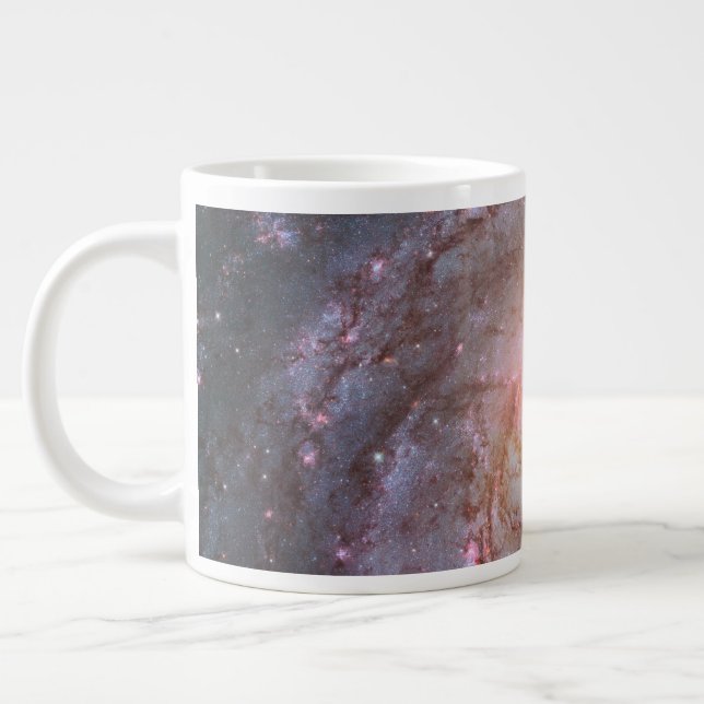 Taza De Café Gigante Galaxia Espiral Barrada Messier 83. (Izquierda)