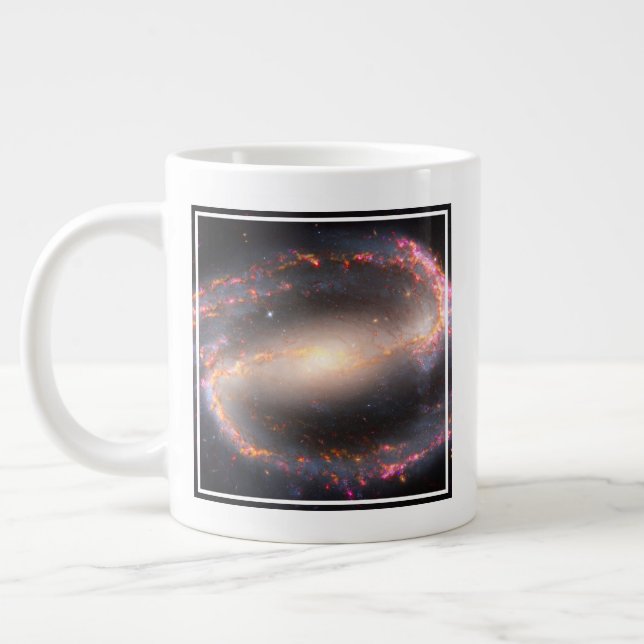 Taza De Café Gigante Galaxia Espiral Ngc 1300. (Izquierda)