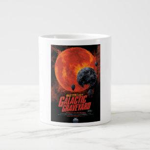Taza De Café Gigante Galaxia Halloween de Halloween en el cementerio es