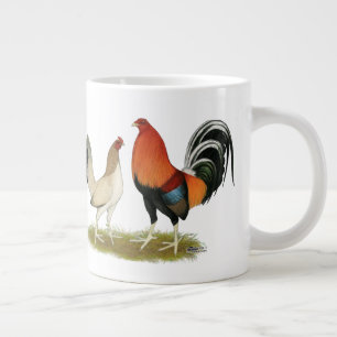Taza De Café Gigante Gamefowl Wheatens