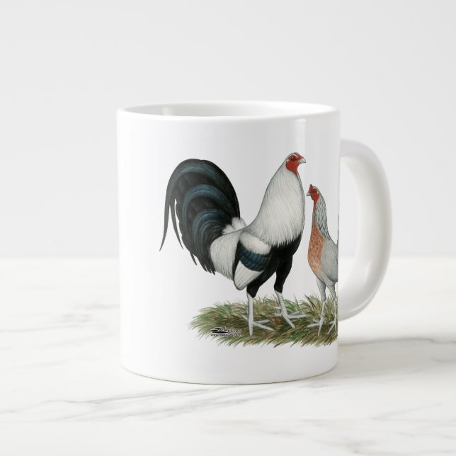 Taza De Café Gigante Gamefowle de ala dorada (Derecha)