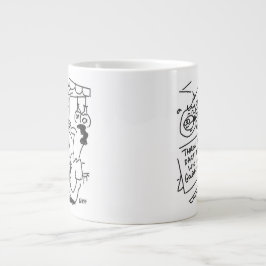 Taza De Café Gigante Ganar una fiesta de peces de colores divertida com