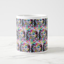 Taza De Café Gigante Gata Astronauta