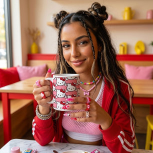 Taza De Café Gigante Gatita