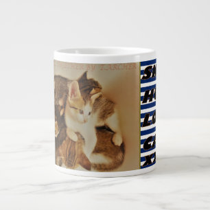 Taza De Café Gigante Gatitos en reposición de la imagen original