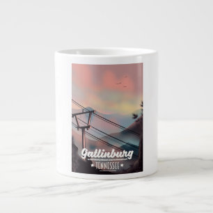 Taza De Café Gigante Gatlinburg Grandes Montañas Humeantes Tennessee