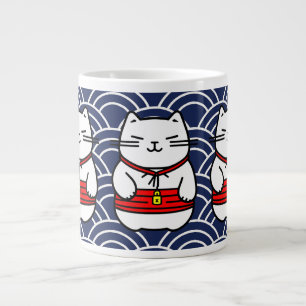 Taza De Café Gigante Gato afortunado japonés o Maneki-Neko