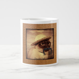 Taza De Café Gigante Gato campesino
