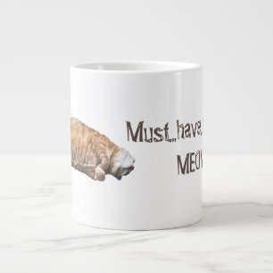 Taza De Café Gigante Gato de Coffe