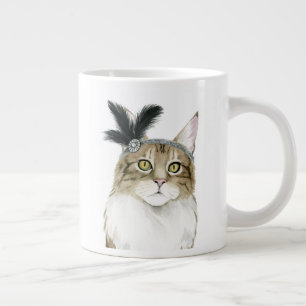 Taza De Café Gigante Gato de descarga  Adornadas Con Pies