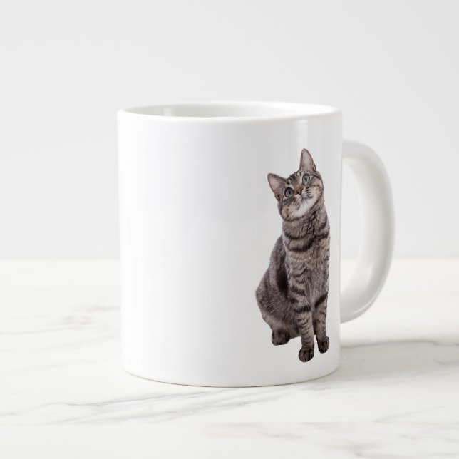 Taza De Café Gigante Gato de tabla de corte (Derecha)