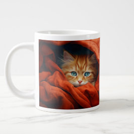 Taza De Café Gigante Gato de vacaciones