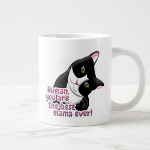 Taza De Café Gigante Gato del día de la madre