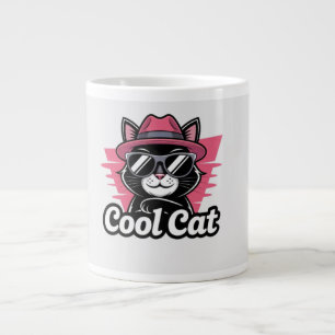 Taza De Café Gigante Gato Genial