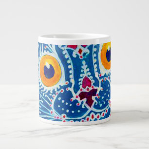 Taza De Café Gigante Gato gótico azul