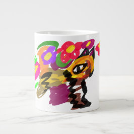 Taza De Café Gigante Gato Naranja Mejora