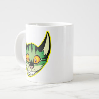 Taza De Café Gigante Gato Personalizado fluorescente Jumbo Mug