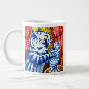 Taza De Café Gigante Gato y sus gatitos