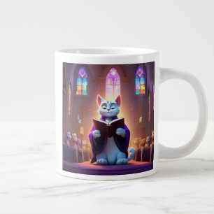 Taza De Café Gigante Gatos de la Iglesia