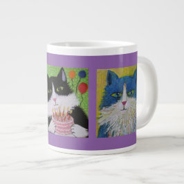 Taza De Café Gigante Gatos de los gatos de los gatos