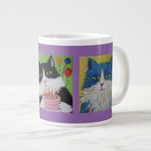 Taza De Café Gigante Gatos de los gatos de los gatos