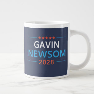 Taza De Café Gigante Gavin Newsom 2028 Presidente