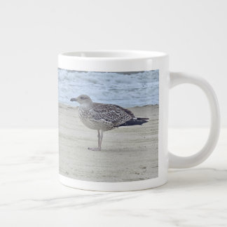 Taza De Café Gigante Gaviota de menor peso negro