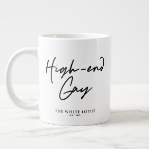 Taza De Café Gigante Gay de gama alta - El Lotus blanco