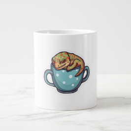Taza De Café Gigante Geco durmiendo