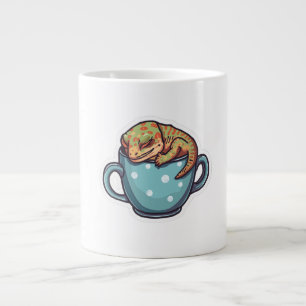 Taza De Café Gigante Geco durmiendo