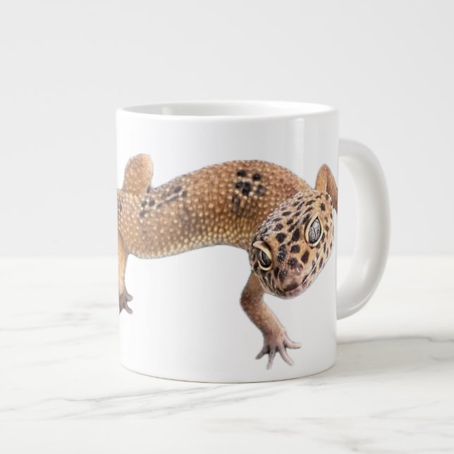 Taza De Café Gigante Geco Leopardo (Derecha)