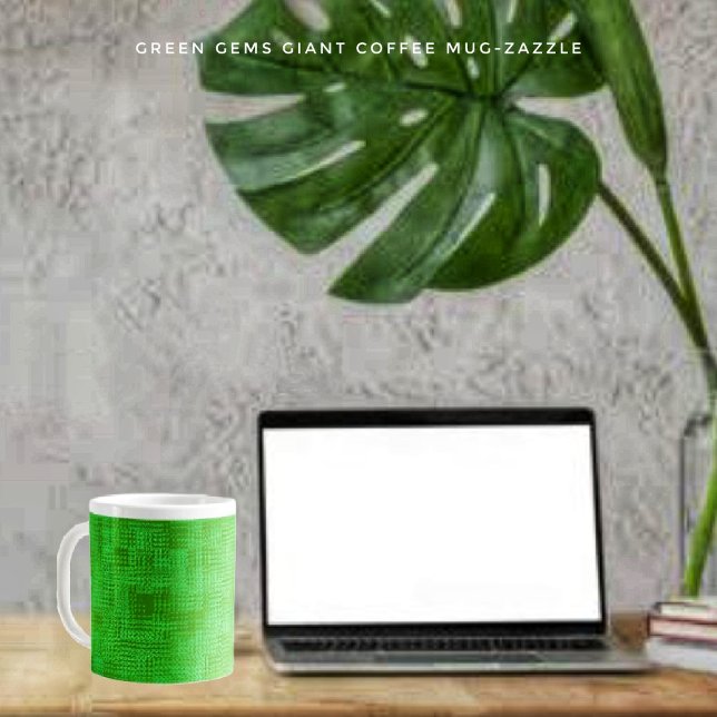 Taza De Café Gigante Gemas verdes (Subido por el creador)