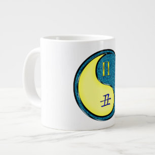 Taza De Café Gigante Géminis y Buey de Agua