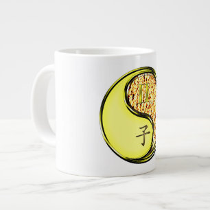 Taza De Café Gigante Géminis y Rata de Fuego