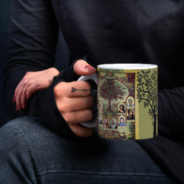 Taza De Café Gigante Genealogía del árbol de silvicultura familiar