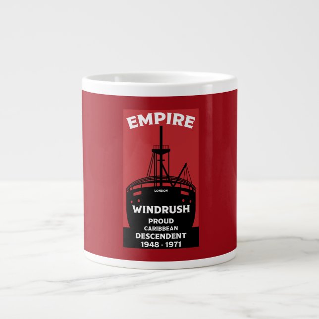 Taza De Café Gigante Generación Windrush (Frente)