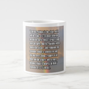 Taza De Café Gigante Génesis 9:13-15 WEBU Mug