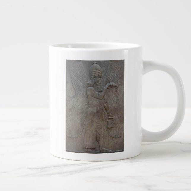 Taza De Café Gigante Genio Benisseur de Asiria y dios Mesopotamiano (Derecha)