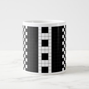 Taza De Café Gigante Geometría de la placa de metro RL90