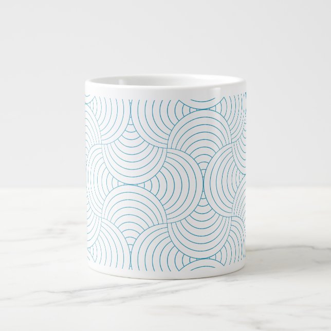 Taza De Café Gigante geométrico #2 (Frente)