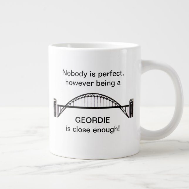 Taza De Café Gigante Geordie Mug (Derecha)